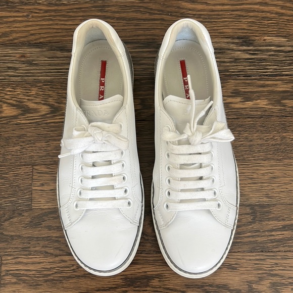 Prada Mens Low Top Sneakers Size 9 - Picture 2 of 13